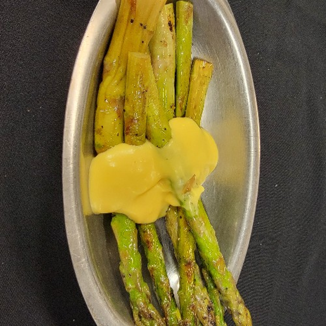 Grilled Asparagus & Hollandaise.