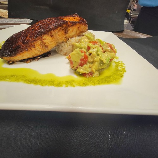 Roasted Faroe Island Salmon.