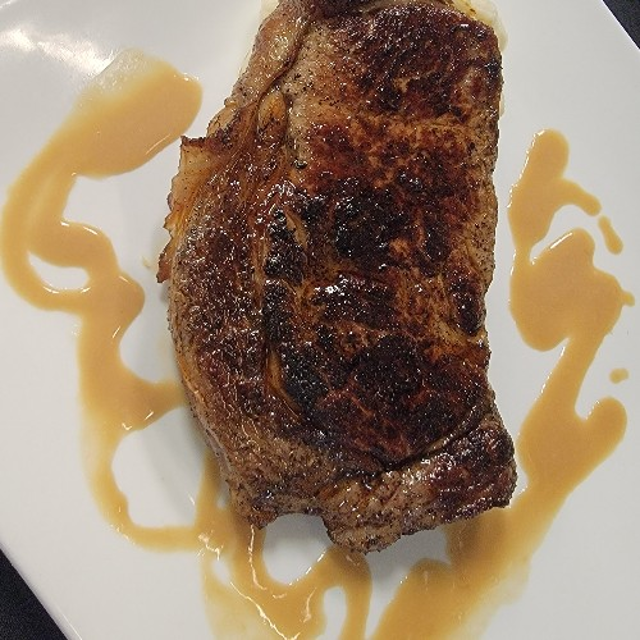 Rib Eye Steak.