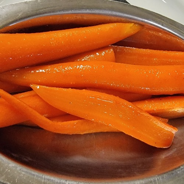 Honey-Gochuujang Glazed Carrots.