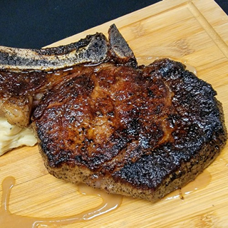 45 Day Dry Aged 22 oz Bone In Rib Eye